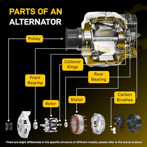 Image of New Alternator Fit for 05-07 Honda Odyssey 3.5L 05-08 Pilot 04-08 Acura TL