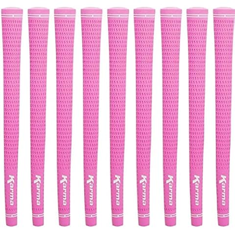 Karma Velour Pink Ladies Golf Grips Bundle Cover