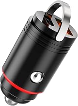 USB C Car Charger, 48W PD & QC3.0 Dual Port Car Phone Charger, Mini Metal Cigarette Lighter USB Charger 12V Socket, USB Car Adapter Fast Charging for iPhone 15 14 13 12 Pro Samsung Galaxy etc