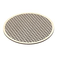 Amazon｜ヤマコー ひのき 細密膳 丸 小 麻の葉 φ27xt0.5cm 38136