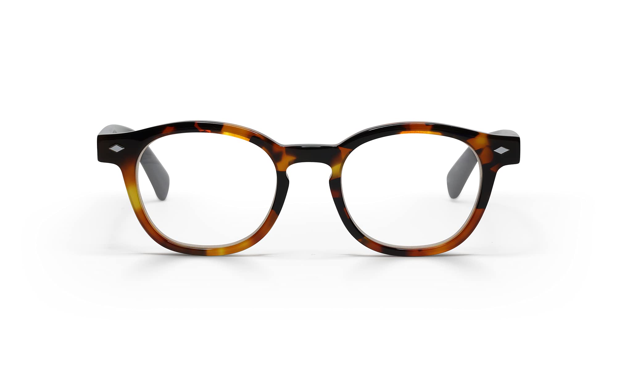 eyebobs Bitty Witty Unisex Premium Readers, Tortoise Front with Black Temples, 3.50 Magnification