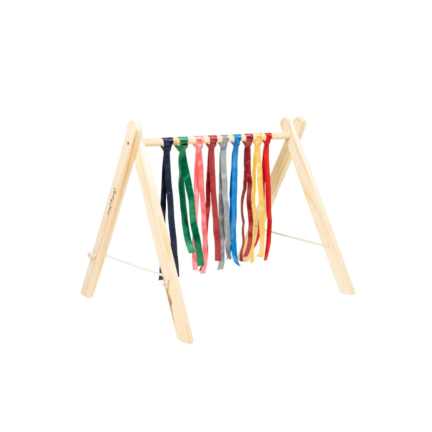 Rocking Potato Wooden Baby Activity Gym with Colorful Ribbons Hangings | Adjustable Heights and Safe Materials | Non-Toxi... - Review, Price and Buying Guide