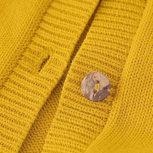 Girls' and Toddler Long Sleeve Button Cardigan Cute V-Neck Uniform Strawberry Sweater Youth Open Front Chunky Outerwear4