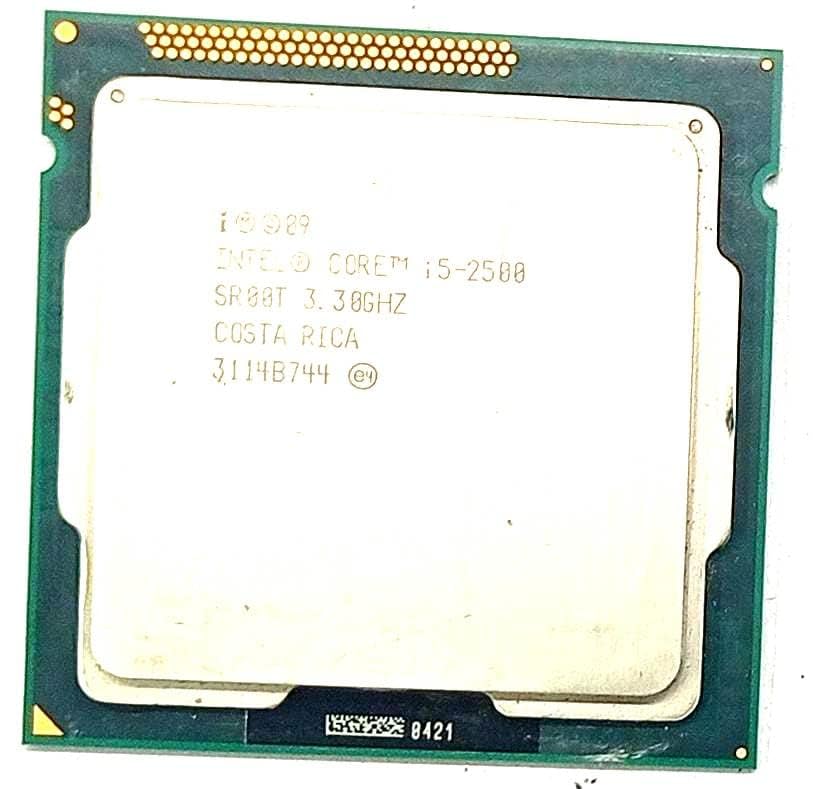 Image of Core i5-2500 2nd Gen Desktop Processor, 3.3 GHz (Turbo 3.7 GHz), Quad-Core, LGA 1155 Socket, 6MB Cache Supports H61 Motherboards