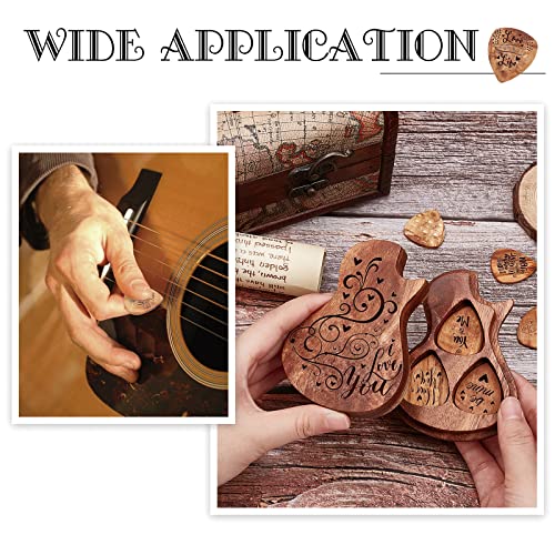 SUPERDANT Support de Boîte de Sélection de Guitare en Bois Je t’aime Conteneur en Bois Étui de Sélection de Forme de… - Les Beatles, Paul McCartney, John Lennon, RIngo Starr, George Harrison SUPERDANT Support de Boîte de Sélection de Guitare en Bois Je t'aime Conteneur en Bois Étui de Sélection de Forme de… – Image 8