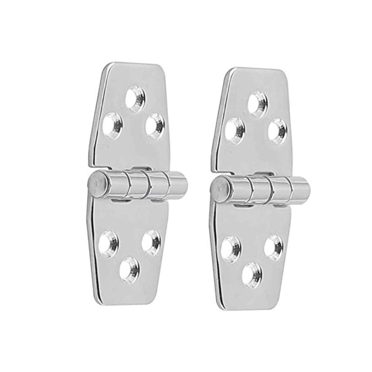 SOESFOUFU Set of 2 Heavy Duty Stainless Steel Hinges Hinge Style for Kitchen Cabinet Door Fixati