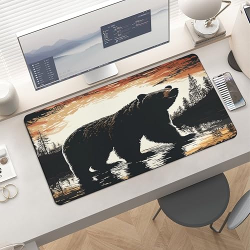 Pad Mouse Grande FekiLoot de Goma Antideslizante 60x30 cm miniatura 6