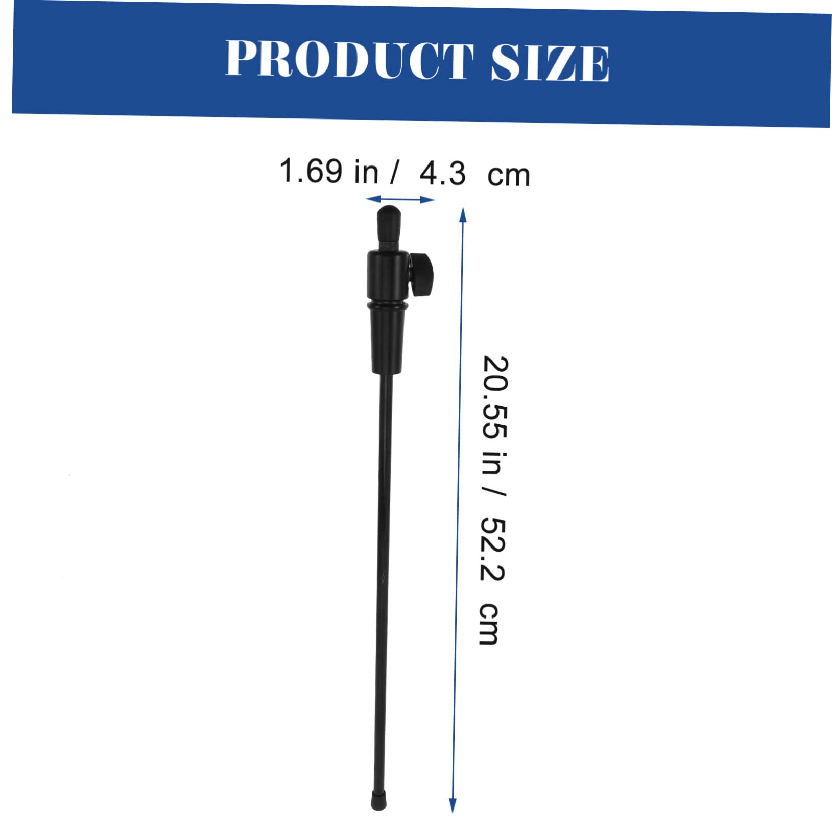 Toyvian Carbon Fiber Cello Tail Post Support Cello Endpin Protector Adjustable Endpin Rod