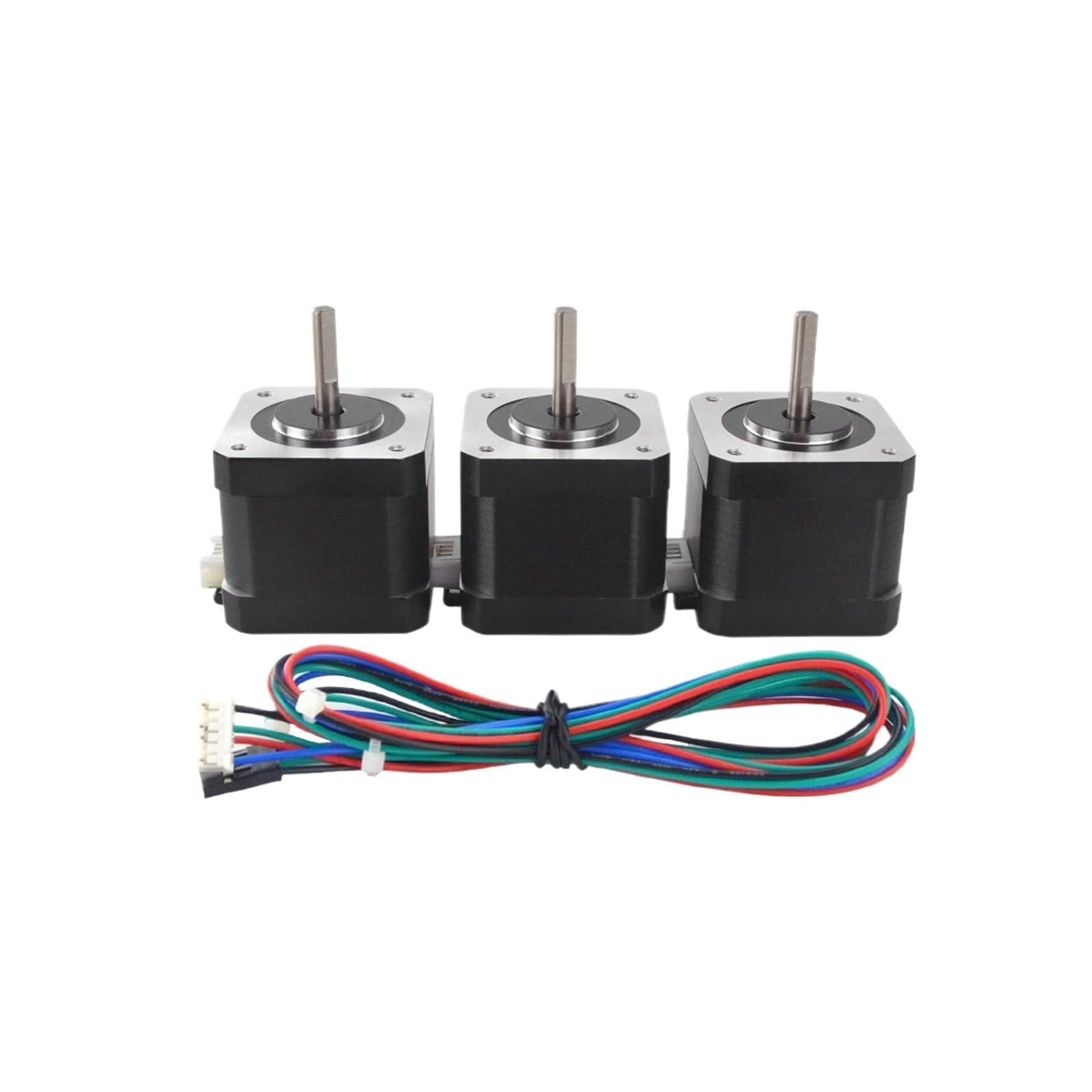 MGIMGFKZD Stepper Motor Nema 17 Stepper Motor 39mm 42BYGH 1.5A 45Ncm Nema17 Stepping Motor 4-Lead w/1m Cable & Connector