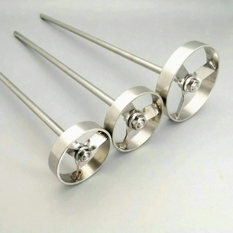 Turbinen-Rührpaddel-Maschine, Flügelblatt-Set mit Rührstab, Laborausrüstung (80 x 8 x 400 mm)