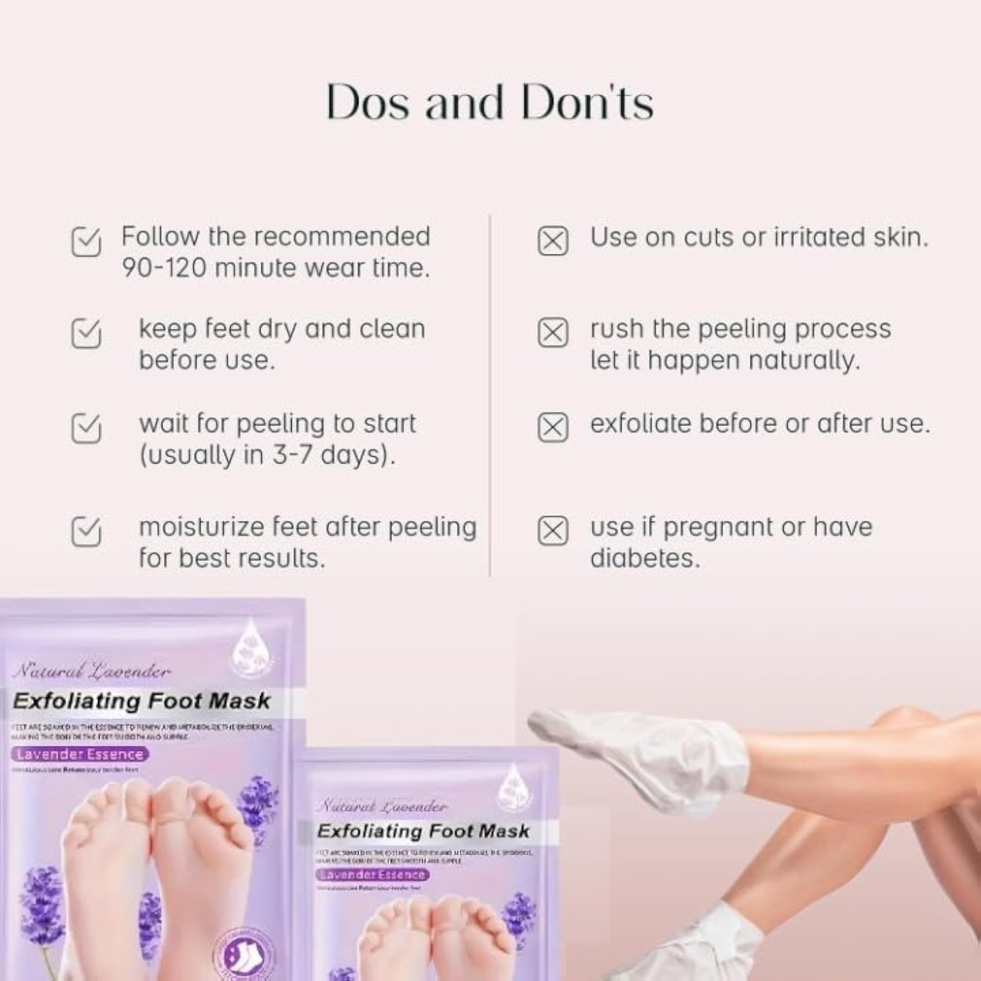 Nirviklpe Exfoliating Foot Mask for Soft and Smooth Feet