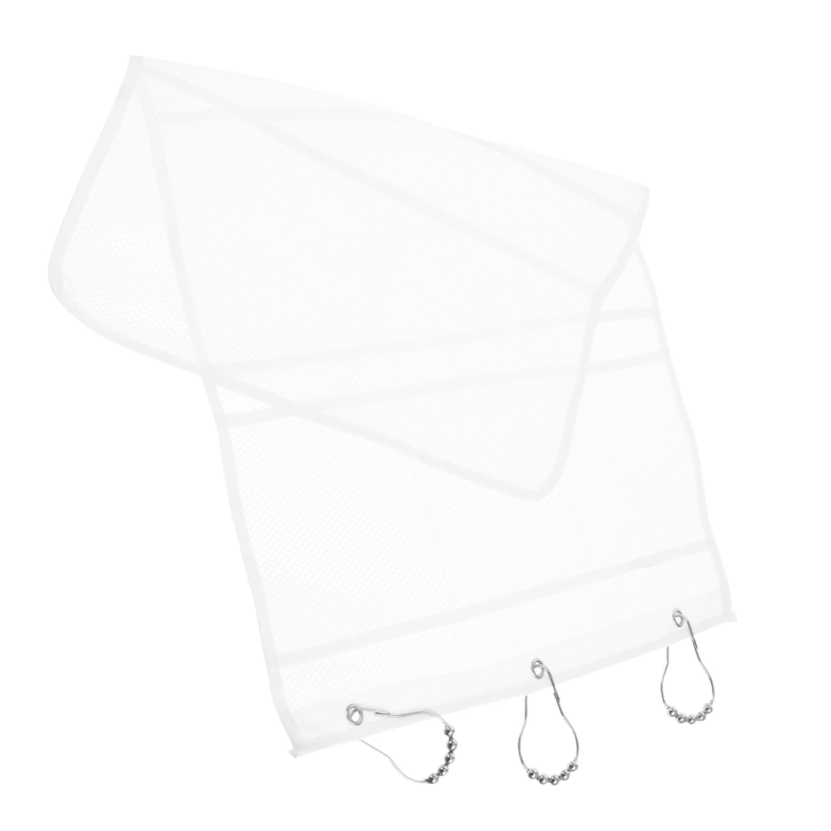 Ciieeo Hanging Bath Toy Net 8-compartment Shower Organizer Mesh Shower Bag for Boys and Girls