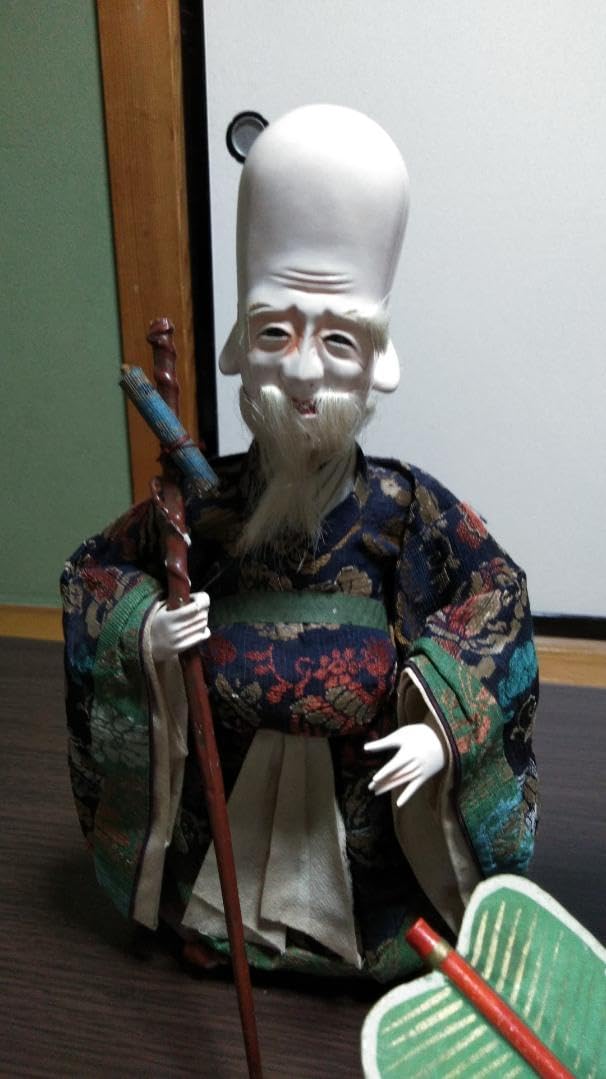 五月人形　鍾馗と福禄寿と布袋様　七福神　江戸から明治期　骨董品　アンティーク 五月人形鍾馗と福禄寿と布袋様七福神江戸から明治期骨董品アンティーク