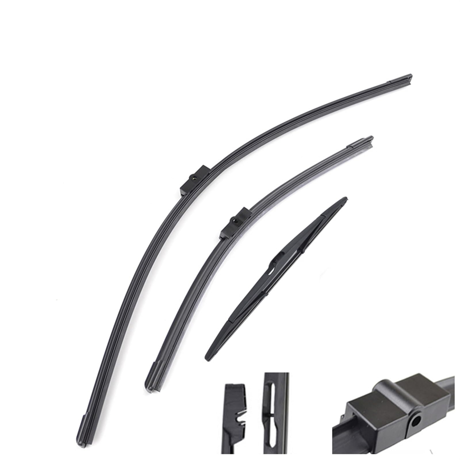 Auto Tergicristallo 16 "26" 17 "Lama Tergicristallo Parabrezza per Peugeot 207 Hatchback 2006 2007 2008 2009 2010 2011 2012 Tergicristallo Anteriore Posteriore