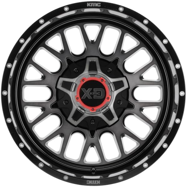 Amazon.com: XD SERIES BY KMC WHEELS Xd842 Snare Gloss Black Gray
