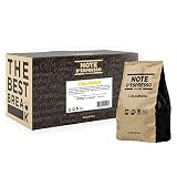4 paquetes de 250 gramos Note D\'Espresso - Café de origen molido de Colombia, 250 g (caja con 4 paquetes blandos)