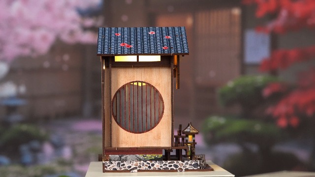 Amazon.com: DIY Miniature House Kit - Japanese Garden Book Nook