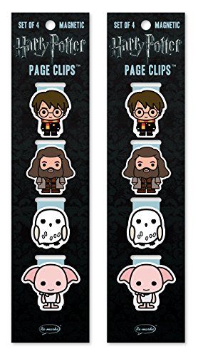 Re-marks Harry Potter Chibi Hogwarts Magnetic Page Clips (2 Packs)