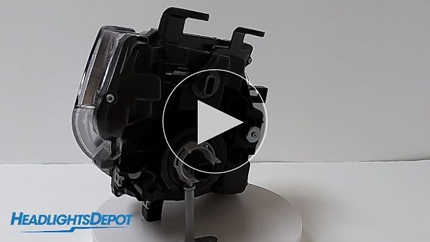 Amazon.com: PERDE Black Housing Halogen Headlights