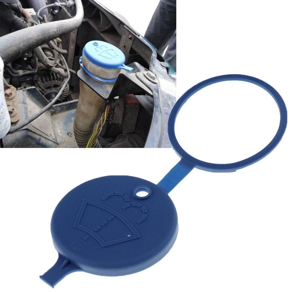 SOLDOUT Car Windshield Wiper Washer Fluid Reservoir Tank Bottle Cap Cover Auto Accessories (Blue)