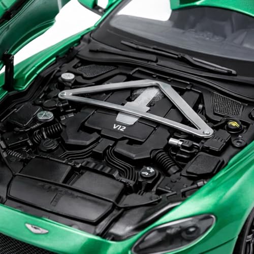 Image of 1:24 Scale Aston Martin DBS Die Cast Metal Car Model with Openable Doors & Hood, Detailed Interior, Pull Back Action Toy Car for Kids & Collectors, Display Model