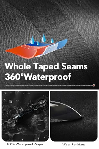 Women's Lightweight Packable Rain Jacket, Waterproof Hooded Rain Coat Windbreaker for Hiking,Cycling3