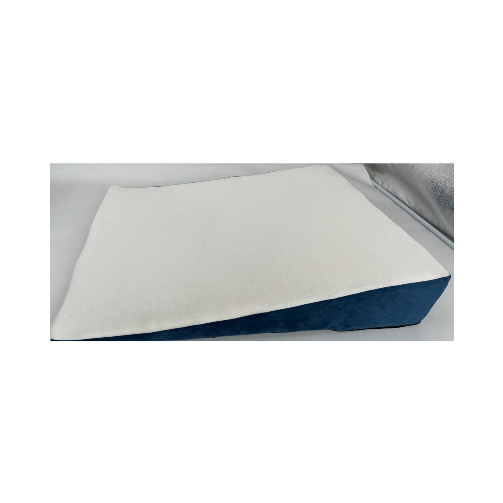 Almohada Cuña Adulto,Almohada Lectura Triángulo para Soporte La Espalda Y Relax,Cojin Sofá Y De Espuma Viscoelástica para Cama con Funda Lavable Extraíble para Alivio del Dolor De Espalda