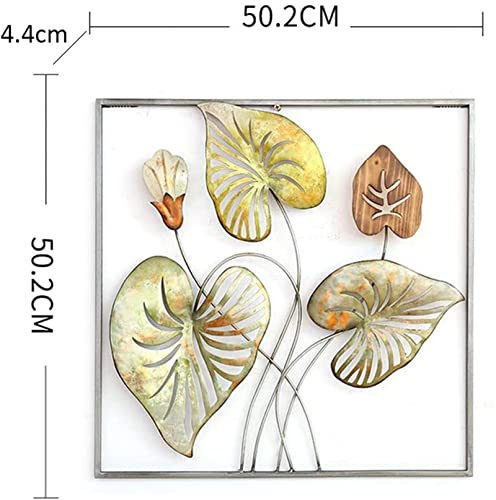 Grande decorazione da parete in metallo, decorazione da appendere in ferro per interni ed esterni, scultura, 6 stili