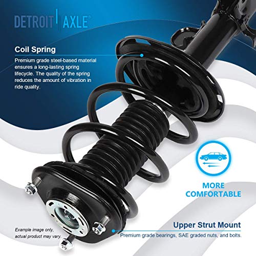 Image of Detroit Axle - 3.5L Front End Suspension Kit for Toyota RAV4, Ready Struts Lower Control Arms w /Ball Joints Sway Bars 2006 2007 2008 2009 2010 2011 2012 2013 2014 2015 2016 Replacement Struts Shocks