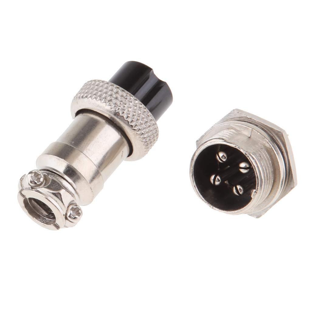 Ryom 4 Pin Connector Male Female Metal Aviation Plug Socket Adapter 2 Pc. (B08N5GMX1Y) Amazon Price History, Amazon Price Tracker