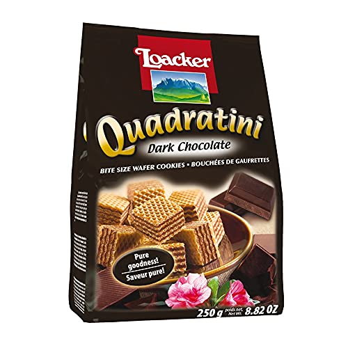 Image of Loacker Quadratini Dark Chocolate, 250g
