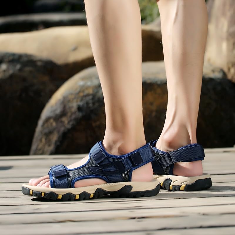 Men's Comfortable Sandals Casual Shoes Water Walking Soft Beach Sandals Outdoor Men's Sandals(39)3
