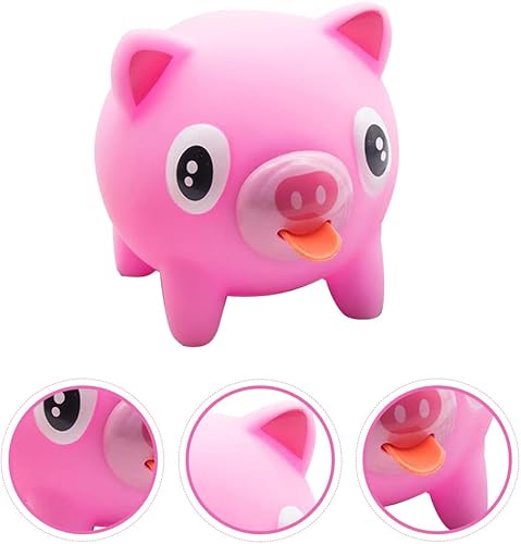 Miniatura 9 de LUOZZY Juguete de lengua que habla, juguetes para aliviar el estrés y la ansiedad, juguete sensorial de cerdo, recuerdo de fiesta, decoración de
