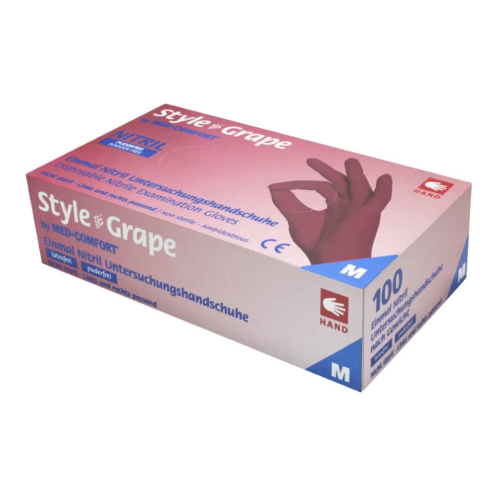 neoLab 1-0827 Lot de 100 gants jetables en nitrile Violet Taille XL
