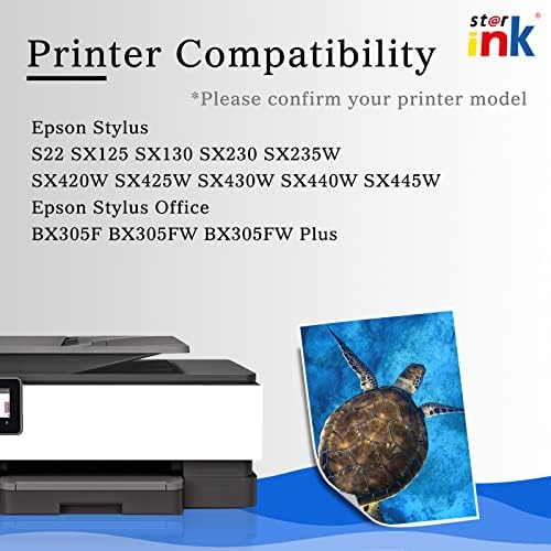 128XL Ink Cartridges Replacement for Epson 1281 1282 1283 1284 1285 Compatible with Epson Stylus SX235W SX435W SX130 SX445W SX425W SX125 BX305FW SX438W BX305F S22 15-Pack