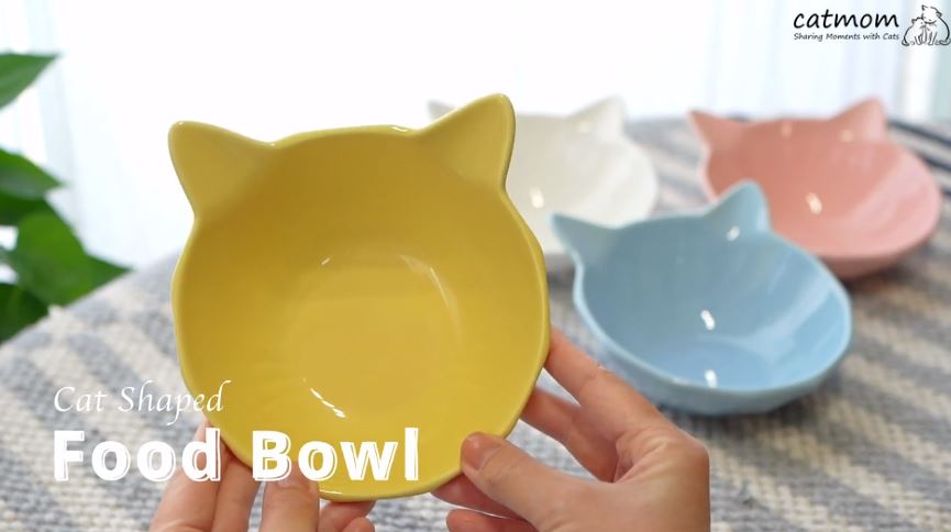 猫の大皿　ピンク　専用★★他の方購入できません Amazon | cat mom 猫 フェイス フードボウル 食べやすい 陶器