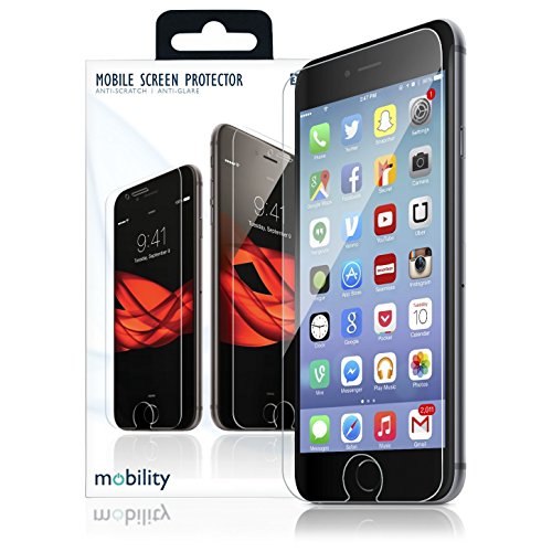 Tofoco Com Clearshield Anti-Scratch / Anti-Glare Plastic Screen Protector for iPhone 6 Plus / 6S Plus (5.5-Inch), 3-Pack