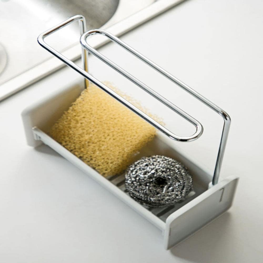 Plastic Rag Rack Countertop Tableware Drain Rack Kitchen Sink Rack Sponge Towel Storage Rack