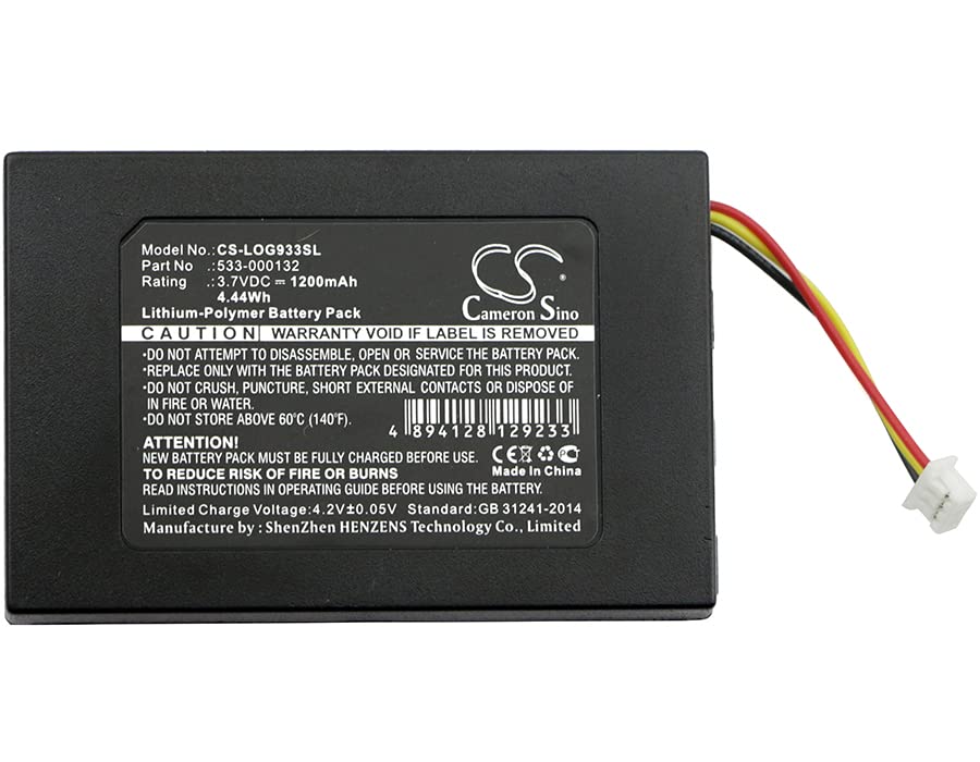 HXJNLDC 3.7V 2200mAh Li-ion Batería Para Logitech G933, G533, G935