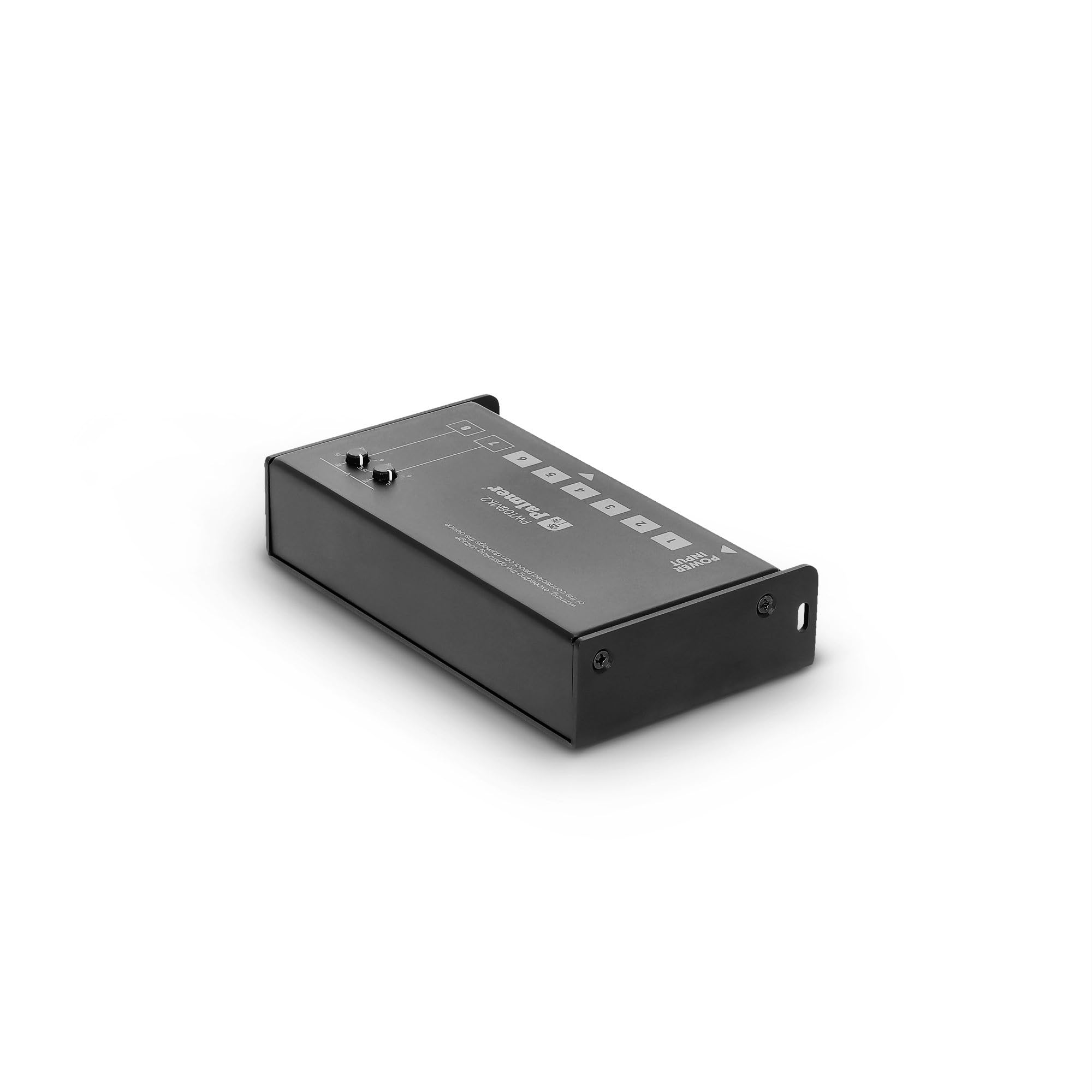 Palmer PWT 08 MK2 - Universelles Pedalboard Netzteil, 8 Ausgänge, schwarz