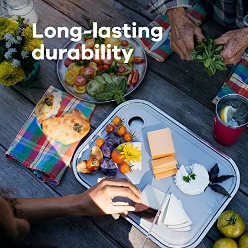 HYDRO FLASK, 2 in 1 Cut and Serve Platter for Outdoor Kitchen, Lightweight and Ergonomic Cutting Board - Image 4