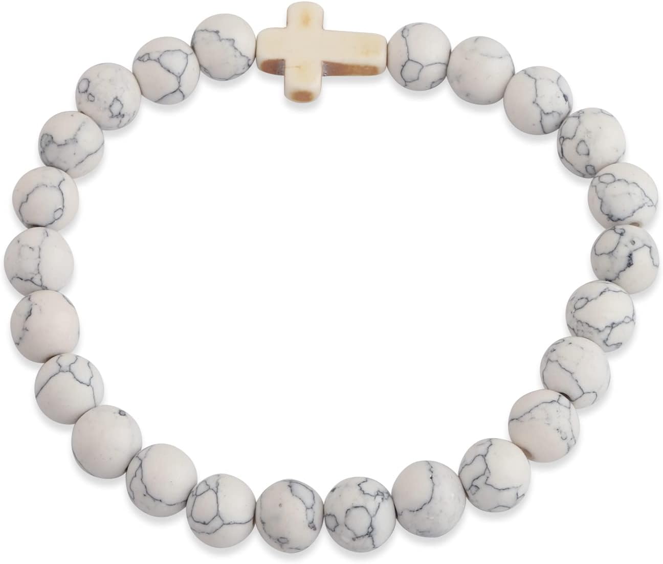 BNQL Godmother Gifts from Godchild Bracelet Godmother Thank You Gift Natural Stone Cross Bracelet Godmother Jewelry Proposal Gifts (godmother bracelet) (godmother bracelet) - Image 3