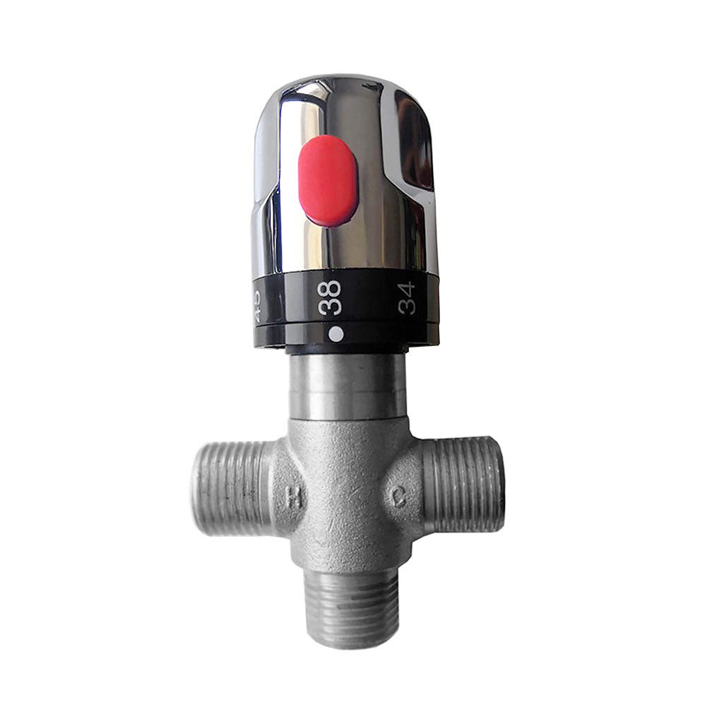 3-weg thermostatisch mengventiel warm koud water thermostaat controle watermengkraan warm koud water verbrandingsbeveiliging mengkraan gloednieuw