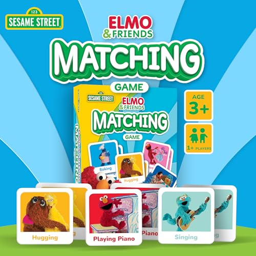 Sesame Street Matching Game juego de cartas para niños miniatura 3