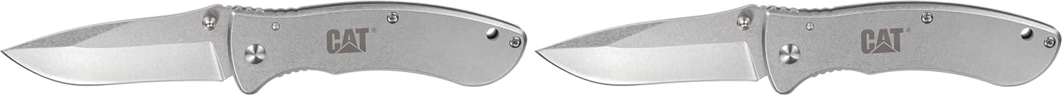 Caterpillar - 7" Folding Knife, Hand Tools, Knives/Blades - No Utility, Knives - Folding (980004) Silver