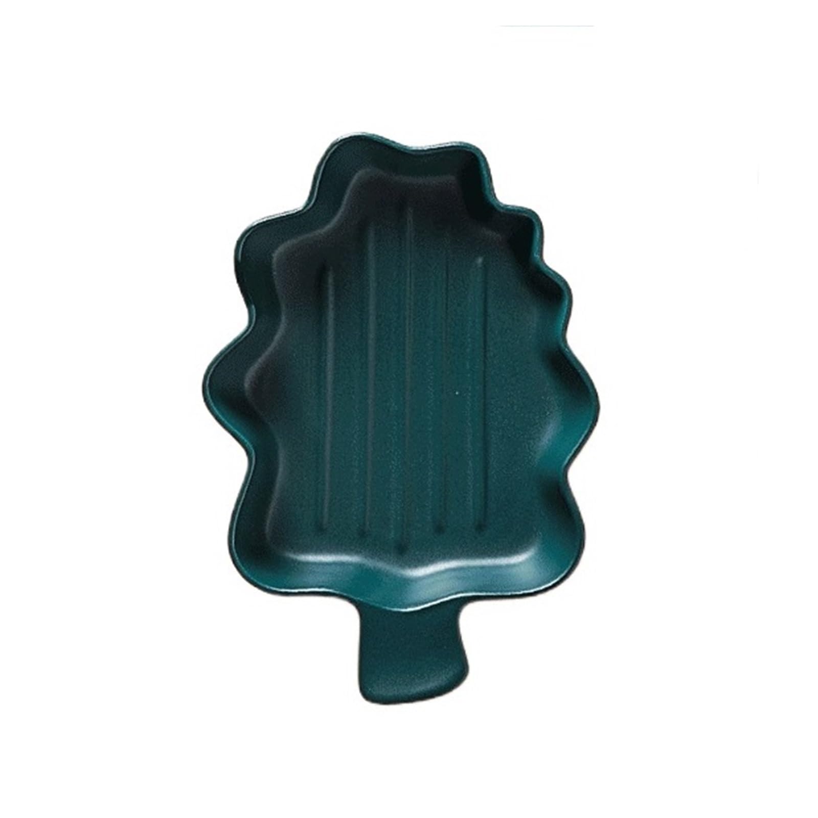 Dh2yjnbf3 Baking Dish Creative Tree Shaped Ceramic Baking Dish for Baked Rice Casserole Dish for Oven(Green)