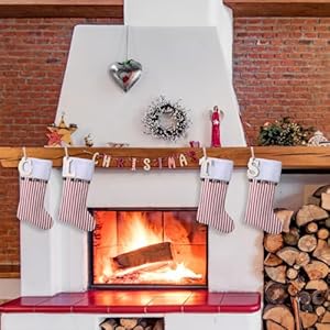 195inchredverticalstripechristmasstockingwbellspersonalizedwoodeninitialmonogramchristmasstockingholidayxmaspartydecorationsj Urban Country Home Decor 195 inch red vertical stripe christmas stocking wbells personalized wooden initial monogram christmas stocking holiday xmas party decorations j urban country home decor