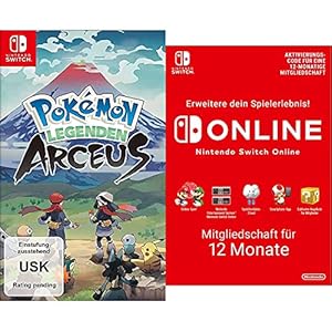 Pokémon-Legenden: Arceus | Nintendo Switch – Download Code & Nintendo Switch Online Mitgliedschaft – 12 Monate | Switch…