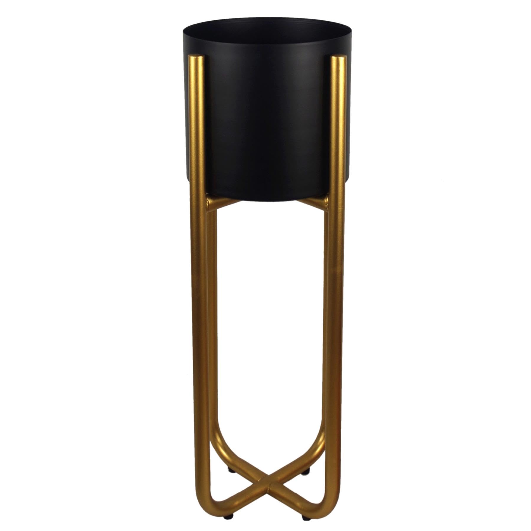 Leaf Metal Planter