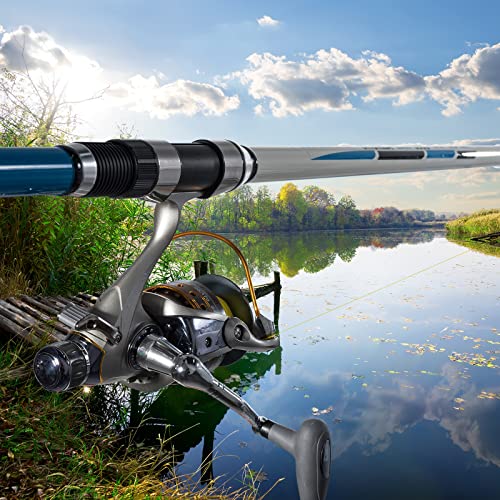 Yoshikawa Carrete Spinning Baitfeeder Cy6000 5.5:1 11 Rodamientos Acero Inoxidable Arrastre 28Lb Ambidiestro Agua Dulce y Salada miniatura 7